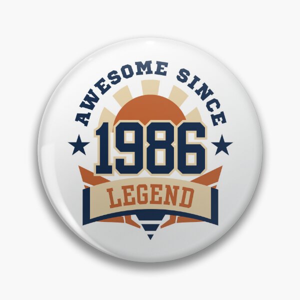 Item preview, Awesome Since 1986 Legend Retro Vintage Birthday designed and sold by HYPNK.