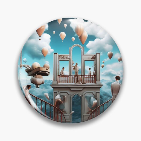 Item preview, Steps To Imaginary World With Hot Air Balloons designed and sold by DEC02.