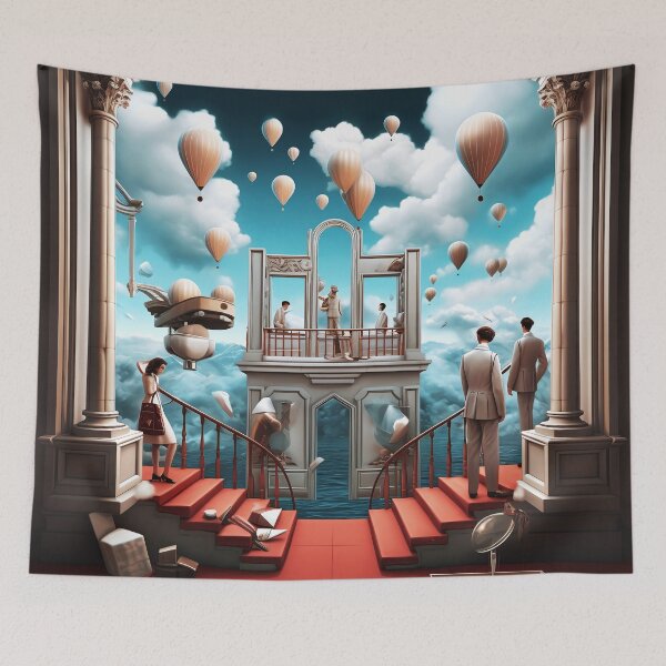 Item preview, Steps To Imaginary World With Hot Air Balloons designed and sold by DEC02.