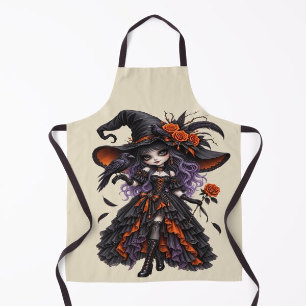 Item preview, Gothic Raven Rose Witch for Raven Lovers designed and sold by POD DYNASTY | Original Print On Demand T-Shirt Graphics.