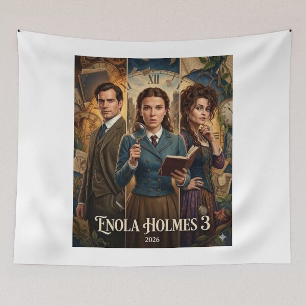 Aperçu de l'œuvre Enola Holmes Drôle créée et vendue par WhimsySpore.