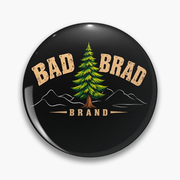 Item preview, Bad Brad Brand small logo designed and sold by Pines and Pints.