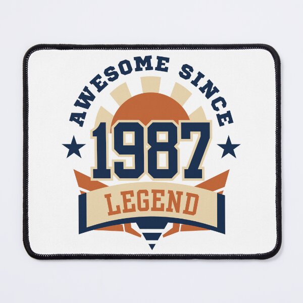 Item preview, Awesome Since 1987 Legend Retro Vintage Birthday designed and sold by HYPNK.