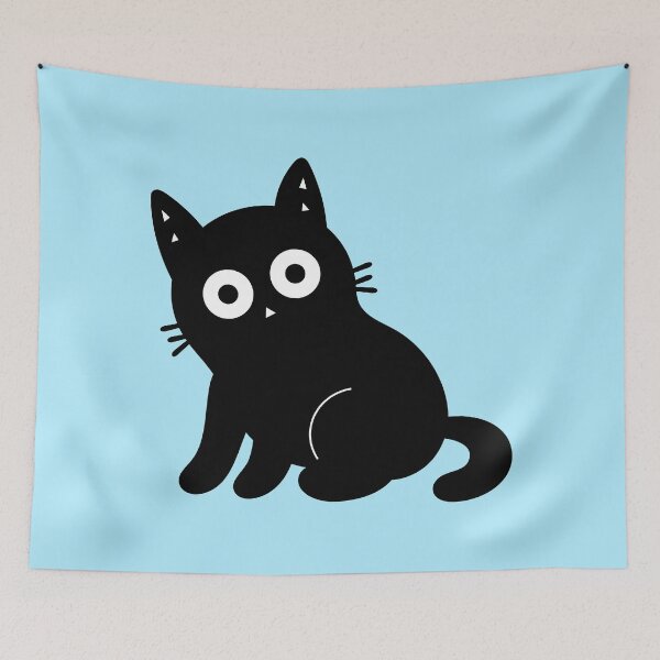 Item preview, Funny Cute Cat Looking at You with a Playful Face → Gatito lindo y divertido mirándote con una carita juguetona. designed and sold by DibujandoPorfa.