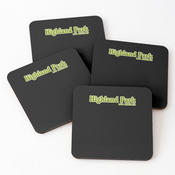 Item preview, Retro Highland Park Los Angeles Typography Green designed and sold by julimarks.