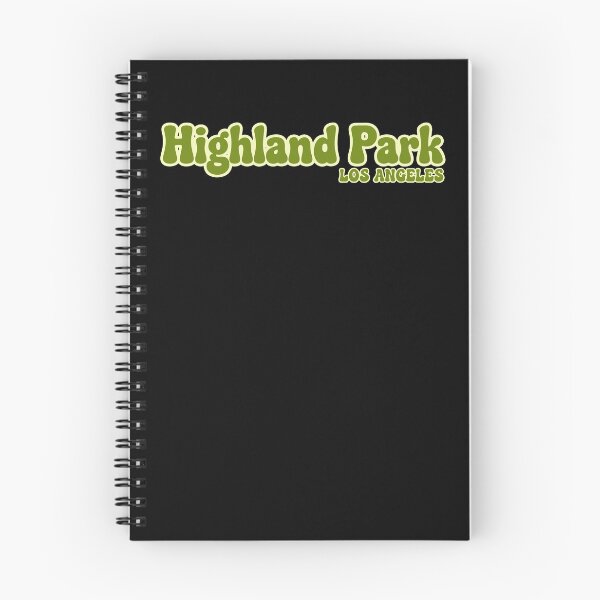 Item preview, Retro Highland Park Los Angeles Typography Green designed and sold by julimarks.