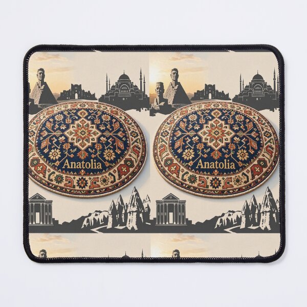 Item preview, Anatolia Turkish Carpet Design with Historical Landmarks designed and sold by Breezes-of-Ida.