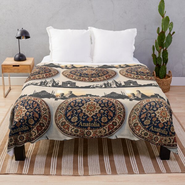 Item preview, Anatolia Turkish Carpet Design with Historical Landmarks designed and sold by Breezes-of-Ida.