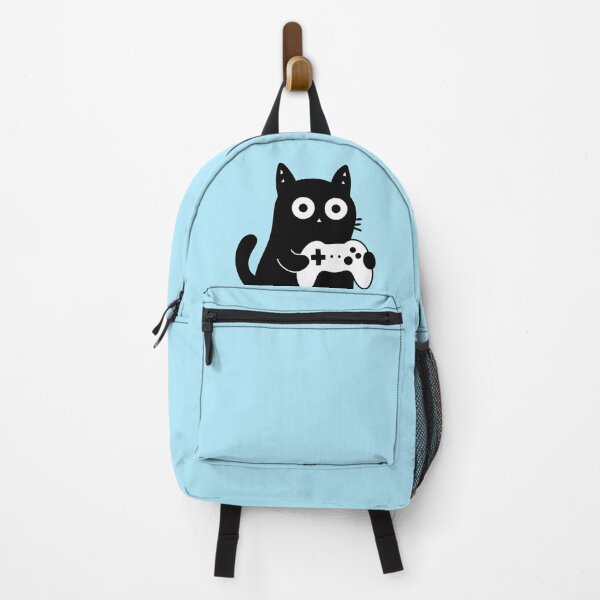 Item preview, Funny Gamer Cat Playing Video Games – Cute Gaming Cat designed and sold by DibujandoPorfa.