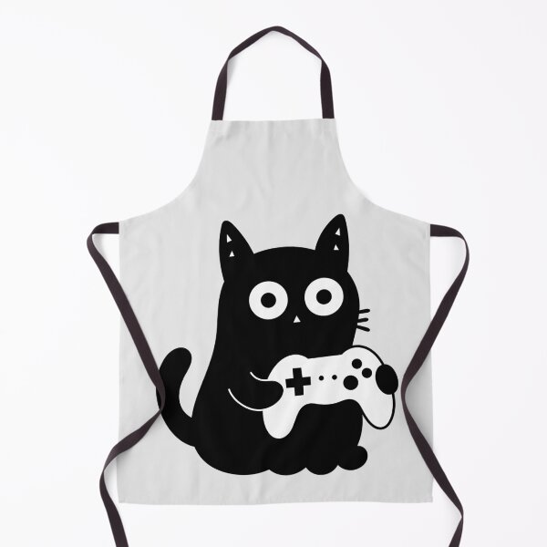 Item preview, Funny Gamer Cat Playing Video Games – Cute Gaming Cat designed and sold by DibujandoPorfa.