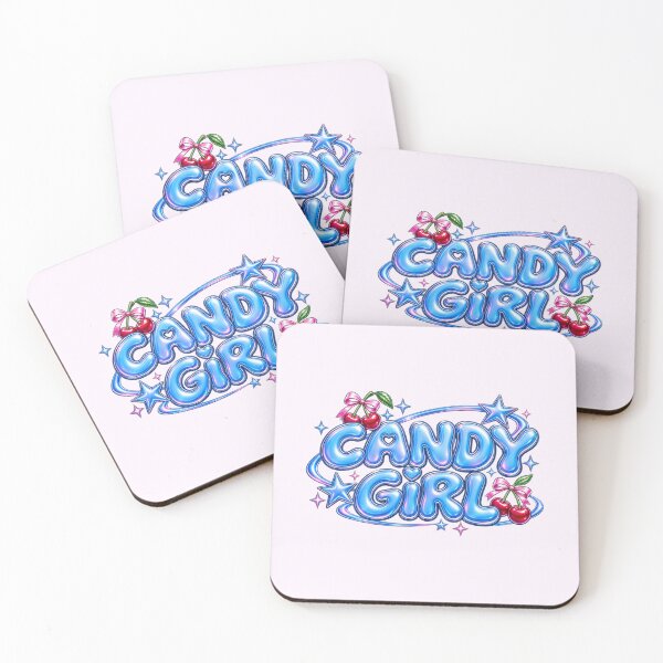 Item preview, Candy Girl Icy Chrome Bubble Text designed and sold by Inkworksbyshery.