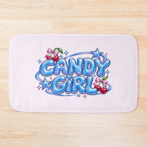 Item preview, Candy Girl Icy Chrome Bubble Text designed and sold by Inkworksbyshery.