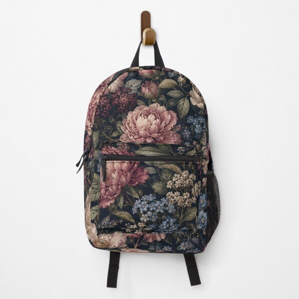 Item preview, Midnight Garden Dark Vintage Floral Pattern designed and sold by ZEYCAT.