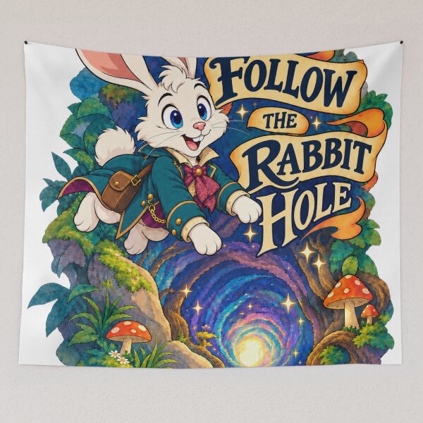 Item preview, Alice In Wonderland: Follow The Rabbit Hole designed and sold by LorePop.