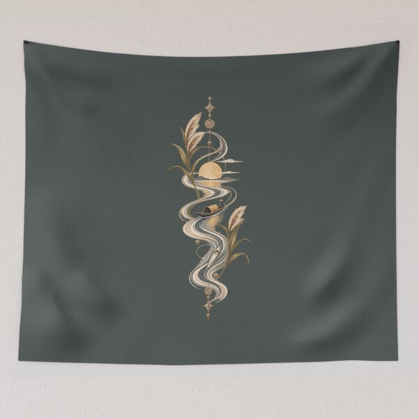 Item preview, Boat Sun River Landscape Art designed and sold by StoneOak.