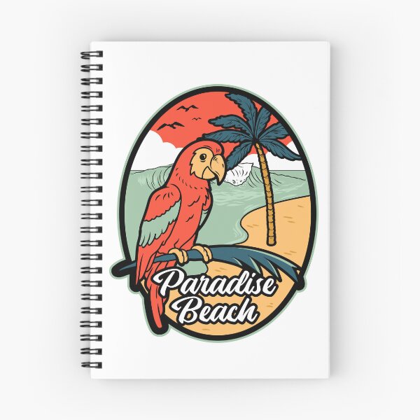Item preview, Vintage Tropical Paradise Beach Parrot designed and sold by heedooppod.