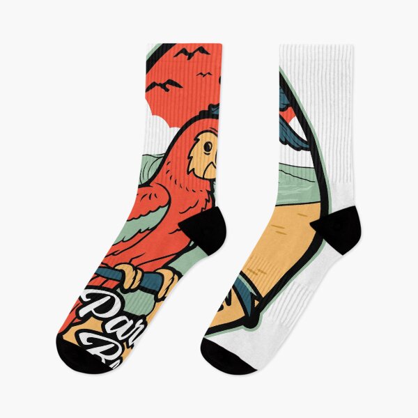 Item preview, Vintage Tropical Paradise Beach Parrot designed and sold by heedooppod.
