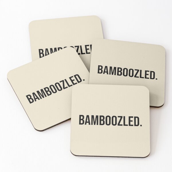 Item preview, Bamboozled. | Subtle British Humour Typography Design designed and sold by pick-o-print.