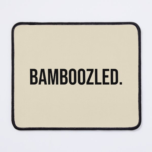 Item preview, Bamboozled. | Subtle British Humour Typography Design designed and sold by pick-o-print.