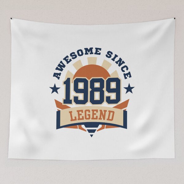 Item preview, Awesome Since 1989 Legend Retro Vintage Birthday designed and sold by HYPNK.