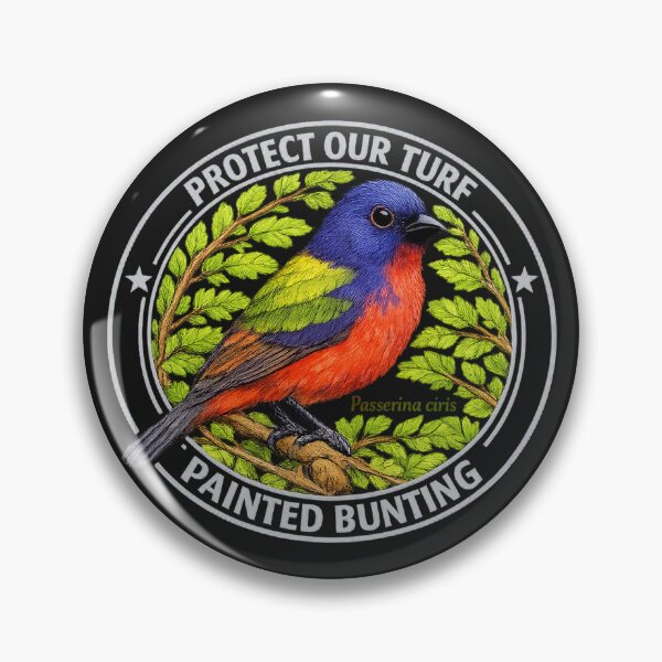 Item preview, Painted Bunting - Grey designed and sold by Omaha Jones T-Shirts and More.