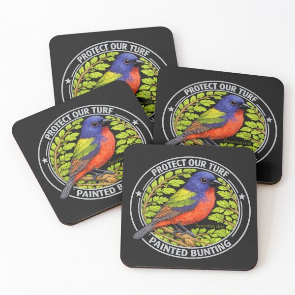 Item preview, Painted Bunting - Grey designed and sold by Omaha Jones T-Shirts and More.