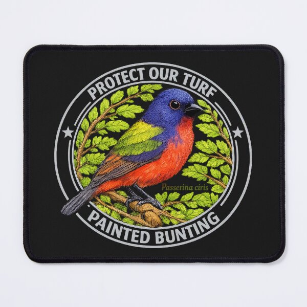 Item preview, Painted Bunting - Grey designed and sold by Omaha Jones T-Shirts and More.