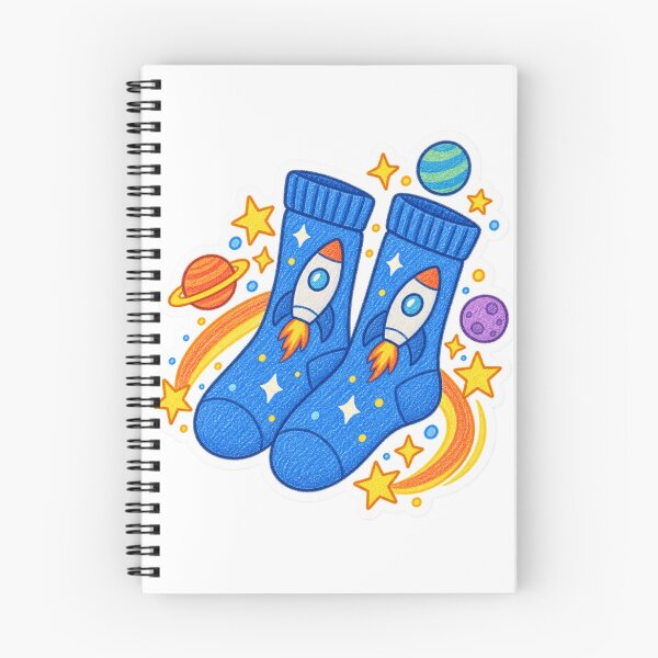 Item preview, The Rocket Socks from The Sock Gremlins designed and sold by MerchByEricaLiv.