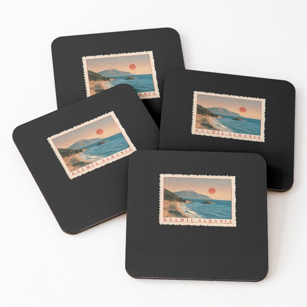 Item preview, Ksamil Albania Stamp designed and sold by DRABaBdesign.
