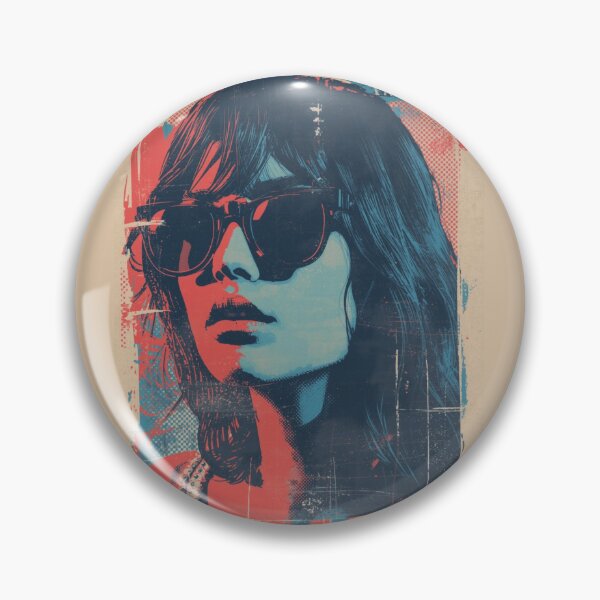 Item preview, Retro New Wave Sunglasses - Alternative Indie Pop Streetwear designed and sold by ERODED SELF.