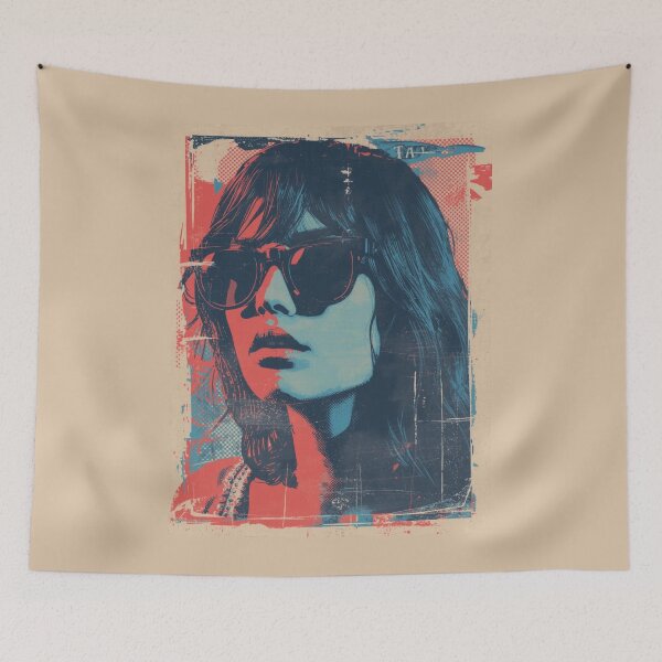 Item preview, Retro New Wave Sunglasses - Alternative Indie Pop Streetwear designed and sold by ERODED SELF.