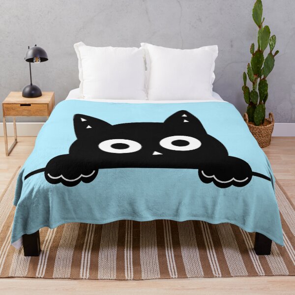 Item preview, Cute Cat Hiding, Funny Sneaky Cat, Adorable Cat Illustration designed and sold by DibujandoPorfa.