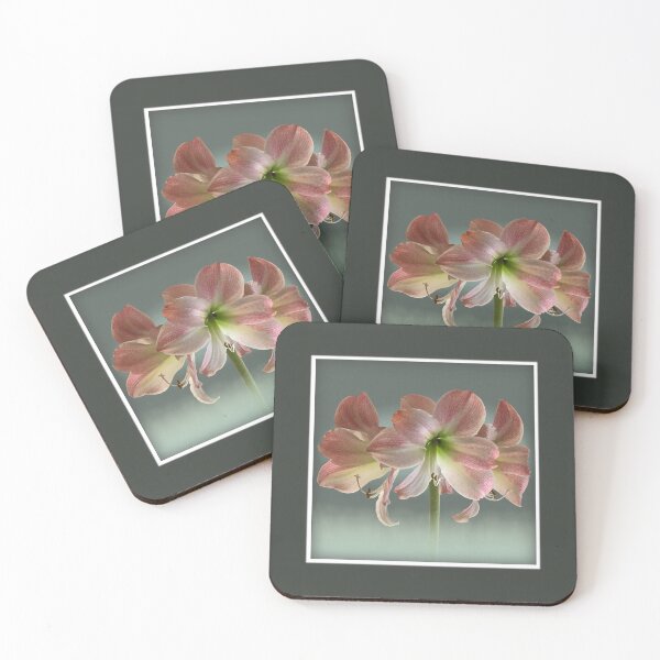 Item preview, Amaryllis in Pink and Gray designed and sold by KathyLav.