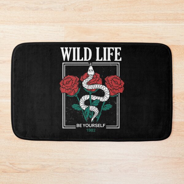 Item preview, Wild Life Snake and Roses Vintage Tattoo designed and sold by heedooppod.