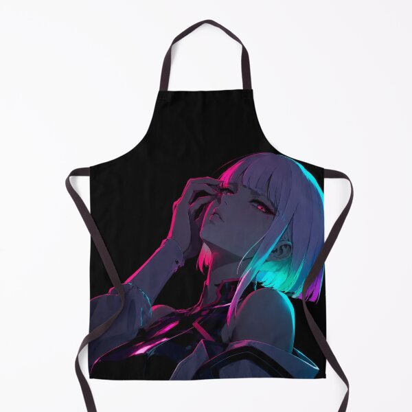 Item preview, Neon Cyberpunk Anime Girl – Futuristic Pink Blue Aesthetic designed and sold by Dyan4.
