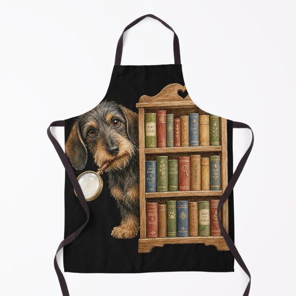 Item preview, Dachshund Book Club Clip Art designed and sold by BestCoolStuff.
