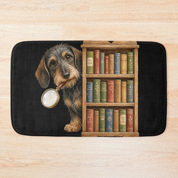 Item preview, Dachshund Book Club Clip Art designed and sold by BestCoolStuff.