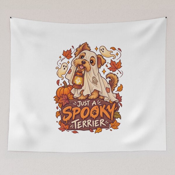 Aperçu de l'œuvre Just a Spooky Terrier créée et vendue par LuveraxArt.