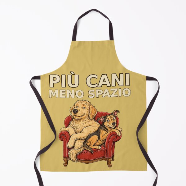 Item preview, Più Cani Meno Spazio - Funny Italian Dog Love designed and sold by The Kawaii Forge.