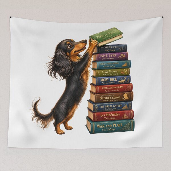 Item preview, Dachshund Book Club designed and sold by BestCoolStuff.