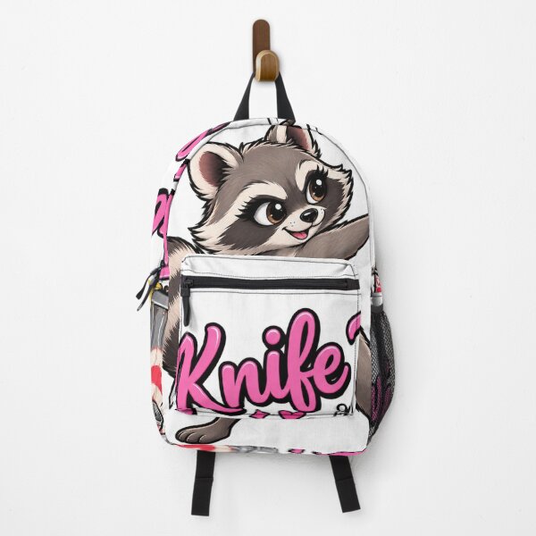 Item preview, Knife Throwing is Trashy Racoon Art designed and sold by MudandMetal.