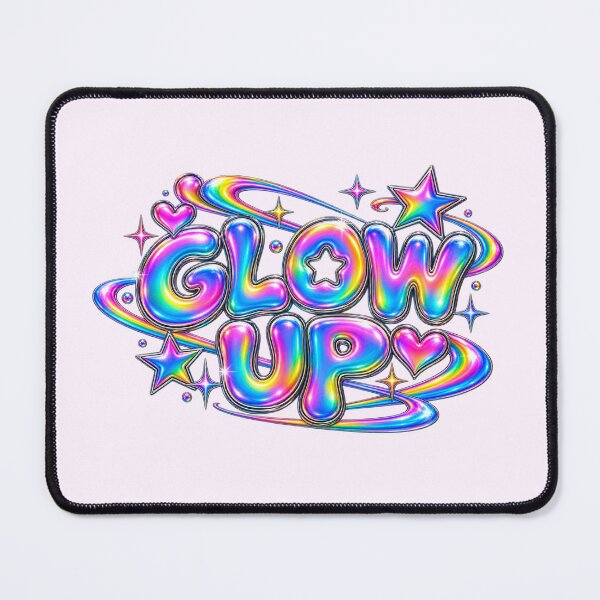 Item preview, Glow Up Chrome Chrome Bubble Text designed and sold by Inkworksbyshery.