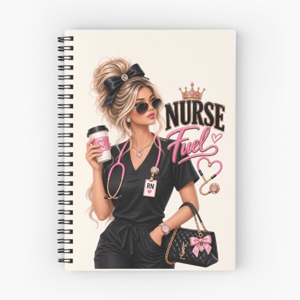 Item preview, Luxury Glam Nurse – Stylish Black Scrubs RNLuxury Glam Nurse – Stylish Black Scrubs RN designed and sold by HO•Designs.