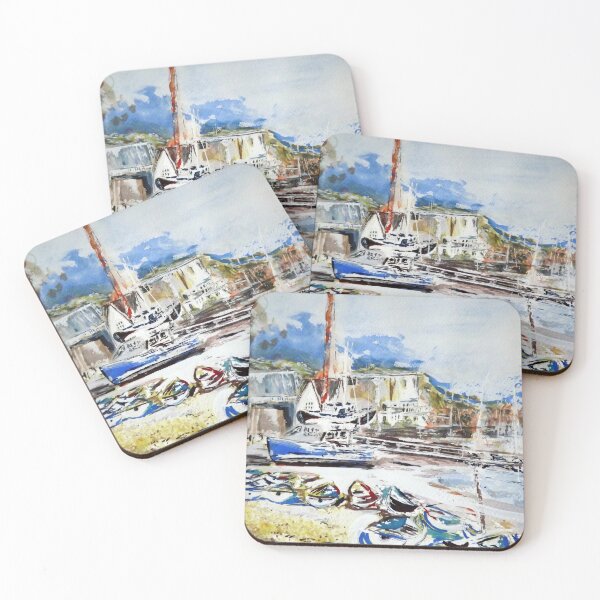 Item preview, Waldringfield Beach and Boatyard designed and sold by DonnaMorganArt.