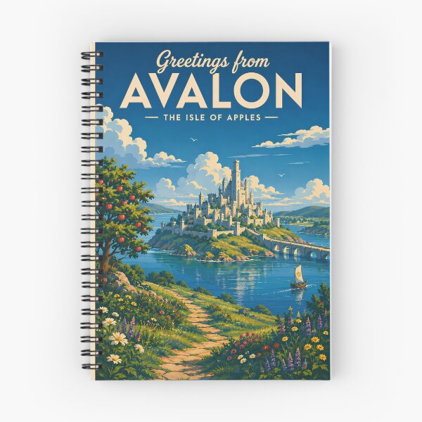 Item preview, Greetings from Avalon Vintage Travel Poster designed and sold by Extravanganzza.