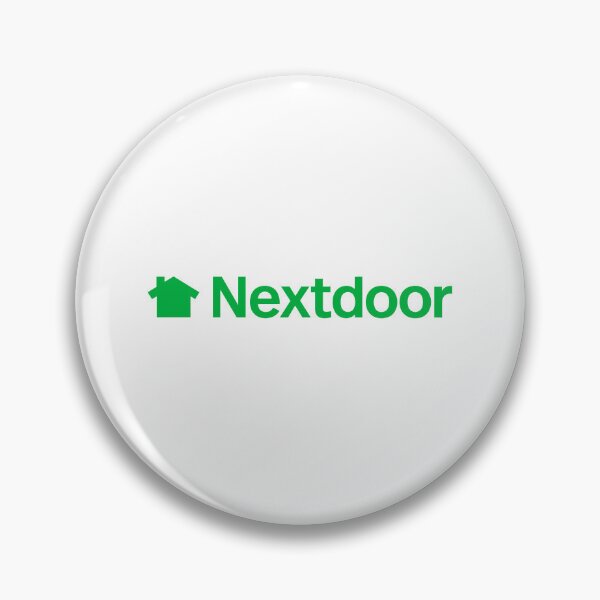 Item preview, Nextdoor App Green House Icon Logo designed and sold by Warwormm.