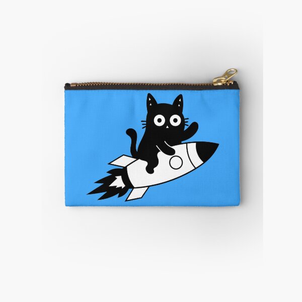 Item preview, Adorable Cute Cat Riding a Rocket to the Moon – Funny Space Cat. Adorable Space Cat Riding a Rocket Ship to the Moon – Cute Cat designed and sold by DibujandoPorfa.