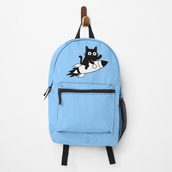 Item preview, Adorable Cute Cat Riding a Rocket to the Moon – Funny Space Cat. Adorable Space Cat Riding a Rocket Ship to the Moon – Cute Cat designed and sold by DibujandoPorfa.