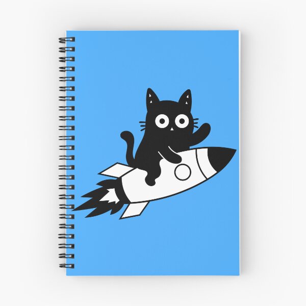 Item preview, Adorable Cute Cat Riding a Rocket to the Moon – Funny Space Cat. Adorable Space Cat Riding a Rocket Ship to the Moon – Cute Cat designed and sold by DibujandoPorfa.