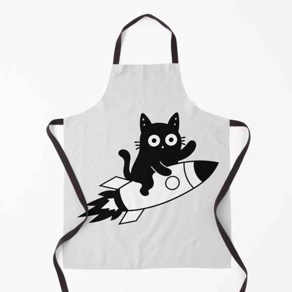 Item preview, Adorable Cute Cat Riding a Rocket to the Moon – Funny Space Cat. Adorable Space Cat Riding a Rocket Ship to the Moon – Cute Cat designed and sold by DibujandoPorfa.